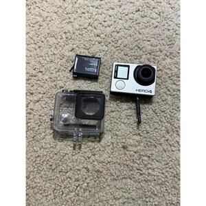 GoPro HERO4 Black Action Camera +  Battery & Waterproof Housing – Powers On